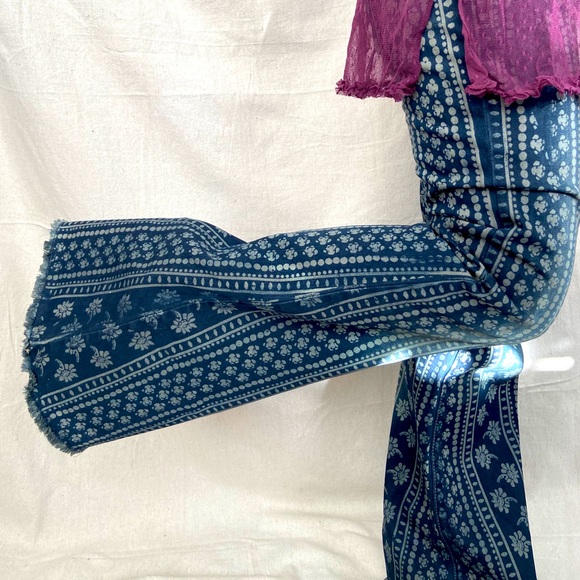 FREE PEOPLE Bali Flare Leg Statement Jeans